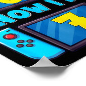 Retro 7th Birthday Boy I Was 6 Now I'm 7 Year Old Poster (Hoek)