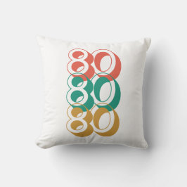 retro 80 1980 Sierkussen Kleurrijk