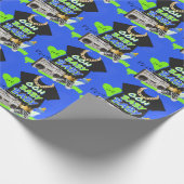 Retro 80/90's Hip Hop Baby shower  Cadeaupapier (Hoek)