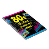 Retro 80: het beste muziektijdperk ooit! notitieboek (Rechterzijde)