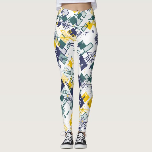Retro 80-Leggings Leggings (Voorkant)