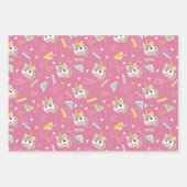 Retro 80’s Eenhoorn Inpakpapier Vel (Voorkant 2)