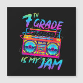 Retro 80s 7e klas is mijn ding terug naar school (Voorkant)