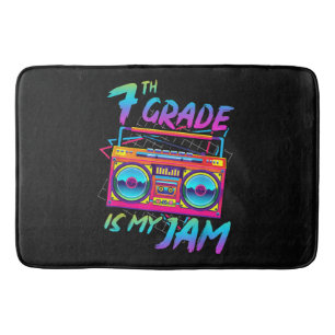 Retro 80s 7e klas is mijn ding terug naar school badmat