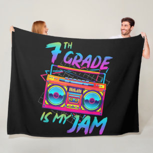 Retro 80s 7e klas is mijn ding terug naar school fleece deken