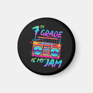 Retro 80s 7e klas is mijn ding terug naar school magneet