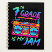 Retro 80s 7e klas is mijn favoriet terug naar scho planner (Voorkant)
