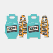 Retro 80's 90 Cassettebandje Music Birthday Party Bedankdoosjes (Uitgevouwen)