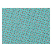 Retro 80's 90 Cassettebandje Music Birthday Party Tafelkleed (Voorkant (Horizontaal))