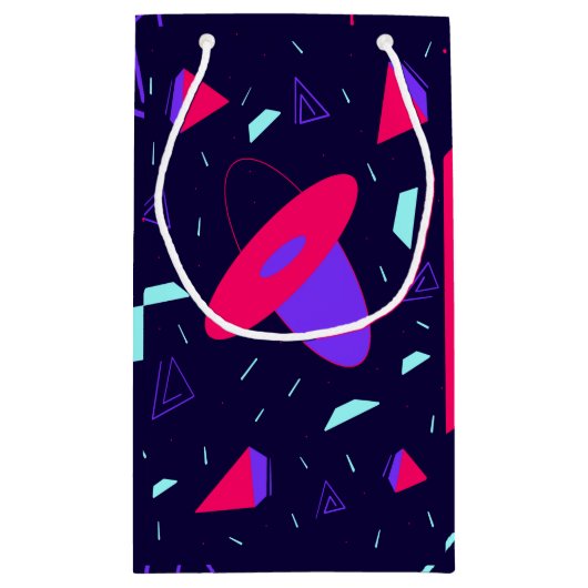 Retro 80s/90s Gift Bag Klein Cadeauzakje (Achterkant)