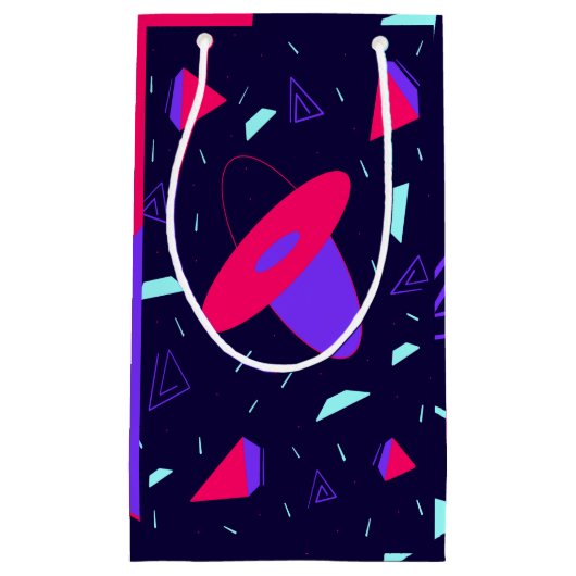 Retro 80s/90s Gift Bag Klein Cadeauzakje (Voorkant)