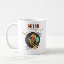Retro 80s/90s Muziek CD Hoesje Design