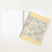 Retro 80s 90s Nostalgic Cassette Mix Tape Pattern Planner (Display)