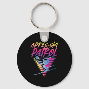 Retro  80s Apres Ski Patrol Sleutelhanger