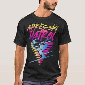 Retro  80s Apres Ski Patrol T-shirt