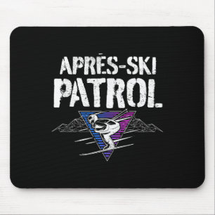 Retro 80's Après-Ski Patrouille Vintage Muismat