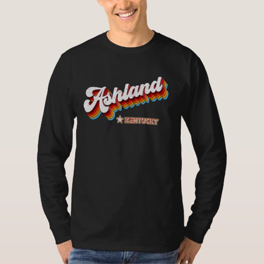 Retro 80s Ashland Kentucky Ky T-shirt (Voorkant)