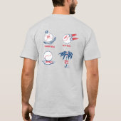 Retro 80s BALLEN T-shirt (Achterkant)