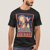 Retro 80s Big Sky Ski Avontuur T-shirt (Voorkant)
