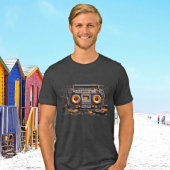 Retro 80s Boombox - Muziek Cultuur Grafische Hoodi Hoodie