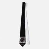 Retro 80s Camera Monogrammed Necktie Stropdas (Voorkant)