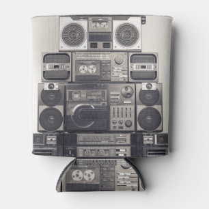 Retro 80s Cassette Recorders Patroon. Blikjeskoeler