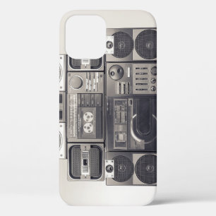 Retro 80s Cassette Recorders Patroon. Case-Mate iPhone Case