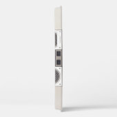 Retro 80s Cassette Recorders Patroon. Case-Mate iPhone Case (Achterkant / Rechts)