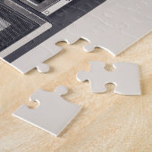 Retro 80s Cassette Recorders Patroon. Legpuzzel (Zijkant)