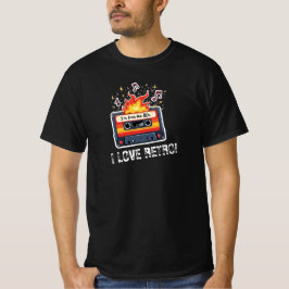 Retro 80s Cassetteshirt – Ik hou van Retro T-shirt