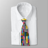 Retro 80s Custom Tie – Elegant Fashion Stropdas (Gebonden)
