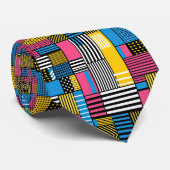 Retro 80s Custom Tie – Elegant Fashion Stropdas (Opgerold)