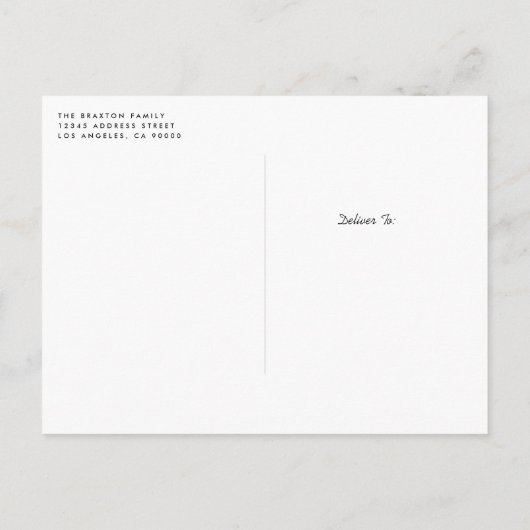 Retro 80s Flashback Birthday Aankondigingskaart (Achterkant)