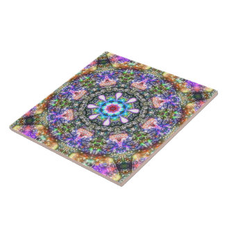 Retro 80's   Floral persian mandala   Tegeltje