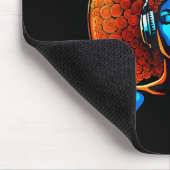 Retro 80s Funk Afro Girl Disco Soul African Americ Muismat (Hoek)