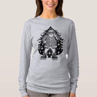 Retro 80s Geïnspireerd door de Kerstman T-shirt