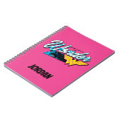 Retro 80's "Geloof in Wonder" grafisch Notitieboek (Linkerzijde)