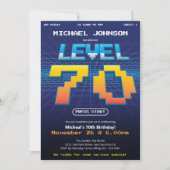 Retro 80s Grappig 70e verjaardagsfeestje Kaart (Voorkant)