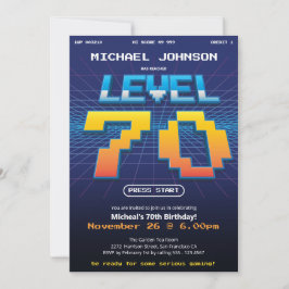 Retro 80s Grappig 70e verjaardagsfeestje Kaart