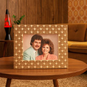 Retro 80's Hart Valentijnsdag Huwelijksjubileum Gegraveerde Lijstjes