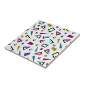 Retro 80s heldere en kleurrijke trend tegeltje (Zijkant)