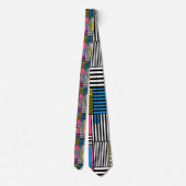 Retro 80s Herenstrik – Elegante Mode Stropdas (Achterkant)