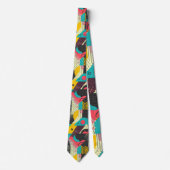 Retro 80s Herenstrik – Elegante Mode Stropdas (Voorkant)