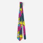 Retro 80s Herenstrik – Elegante Mode Stropdas (Voorkant)