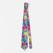 Retro 80s Herenstrik – Elegante Mode Stropdas (Voorkant)