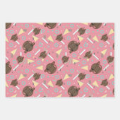 Retro 80's Hippo Inpakpapier Vel (Voorkant)