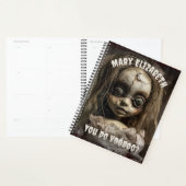 Retro 80s Horror Haunted Voodoo Doll Planner (Display)