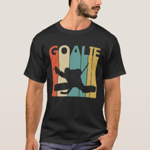 Retro 80s ijshockeykeeper t-shirt