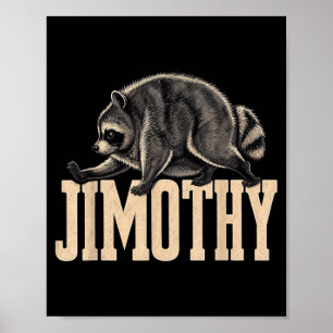 Retro 80s Jimothy Wasbeer Creatief Poster
