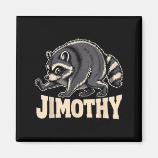 Retro 80s Jimothy Wasbeerontwerp Magneet